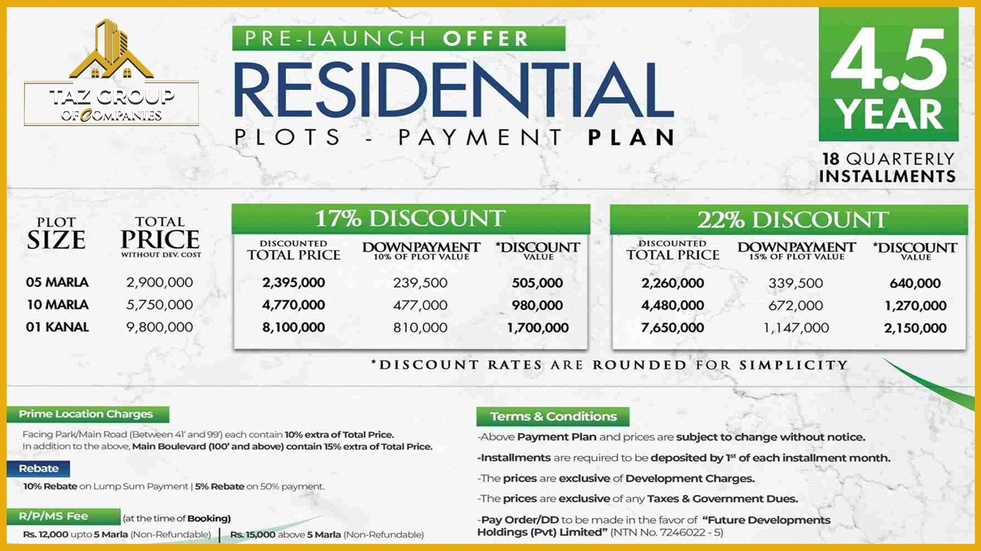 capital smart city phase 3 residential plots payment plan