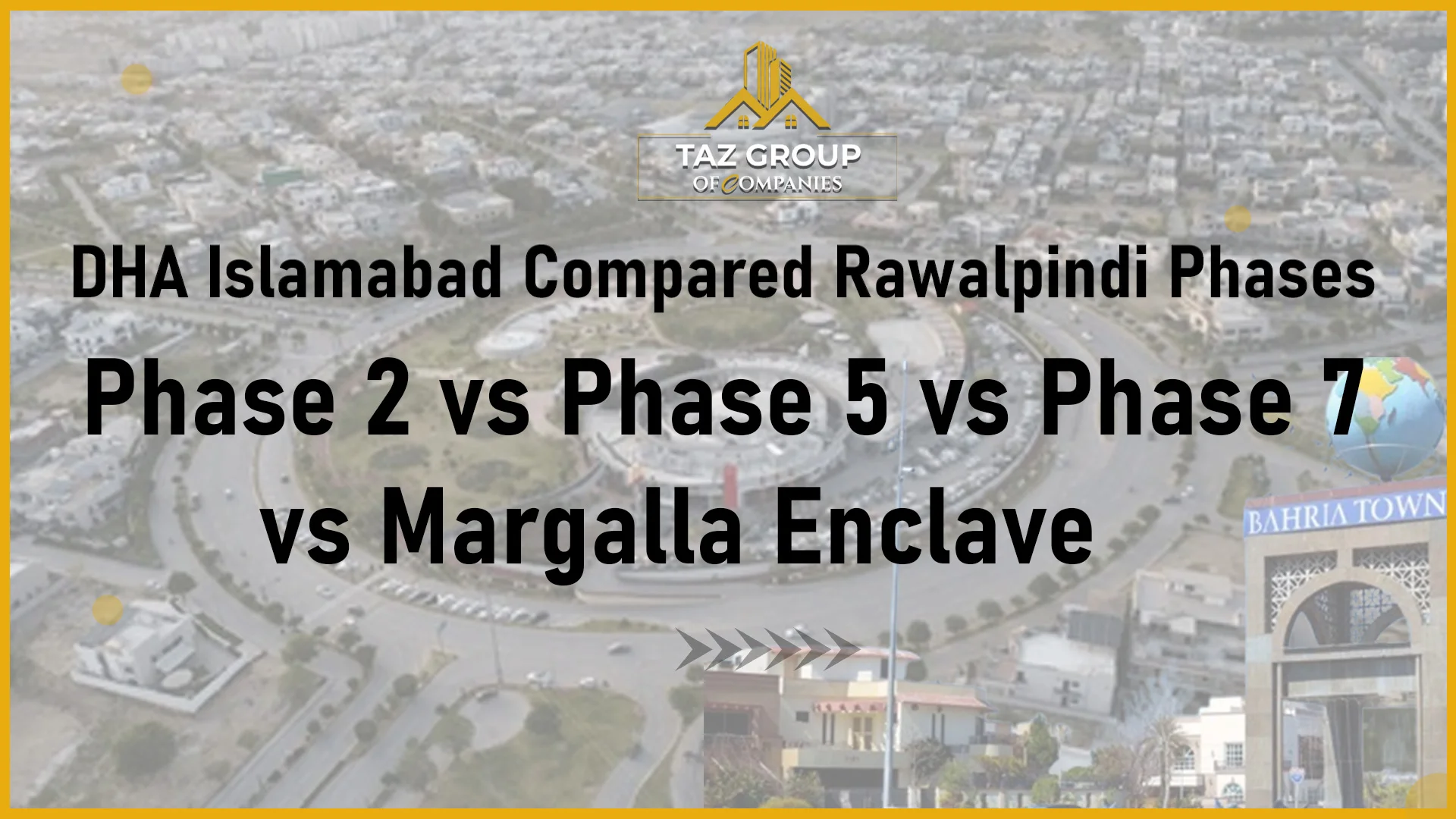 DHA Islamabad–Rawalpindi Phases Compared
