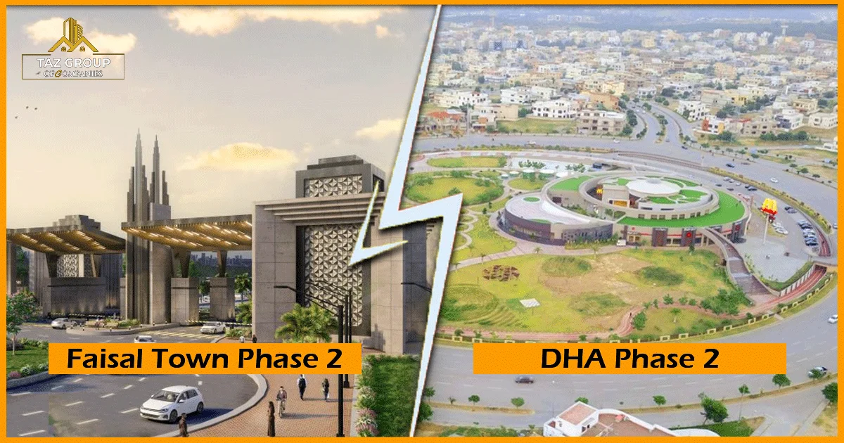 Faisal Town Phase 2 vs DHA Phase 2