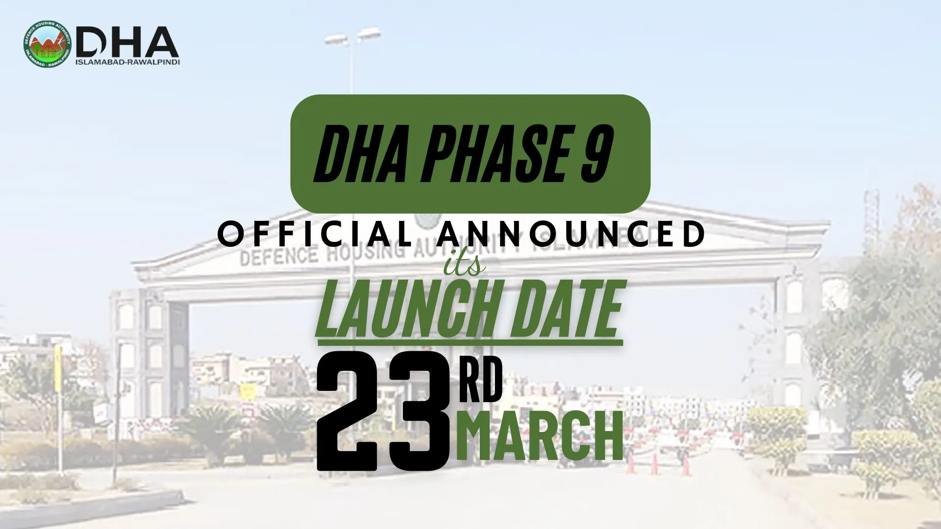 DHA PHASE 9 Launching dates