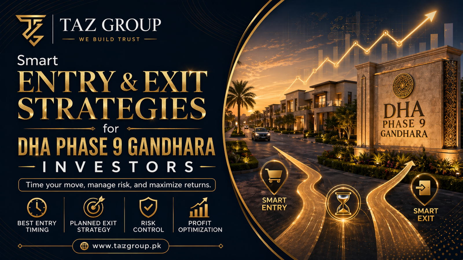 Smart Entry & Exit Strategies for DHA Phase 9 Gandhara Investors