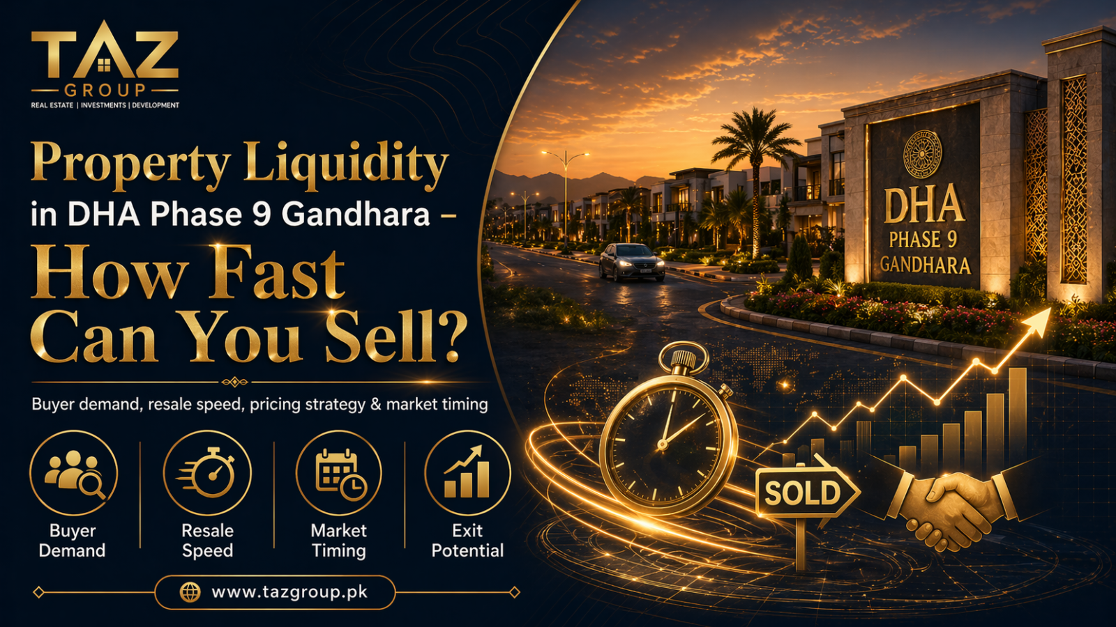 Property Liquidity in DHA Phase 9 Gandhara – How Fast Can You Sell?