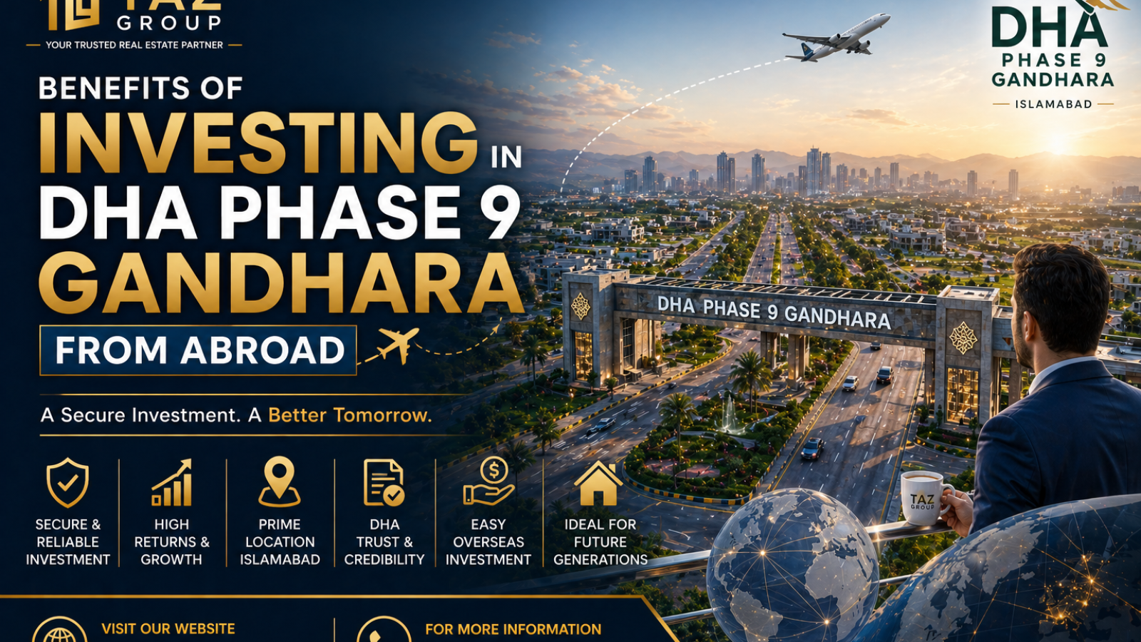 Benefits of Investing in DHA Phase 9 Gandhara from Abroad