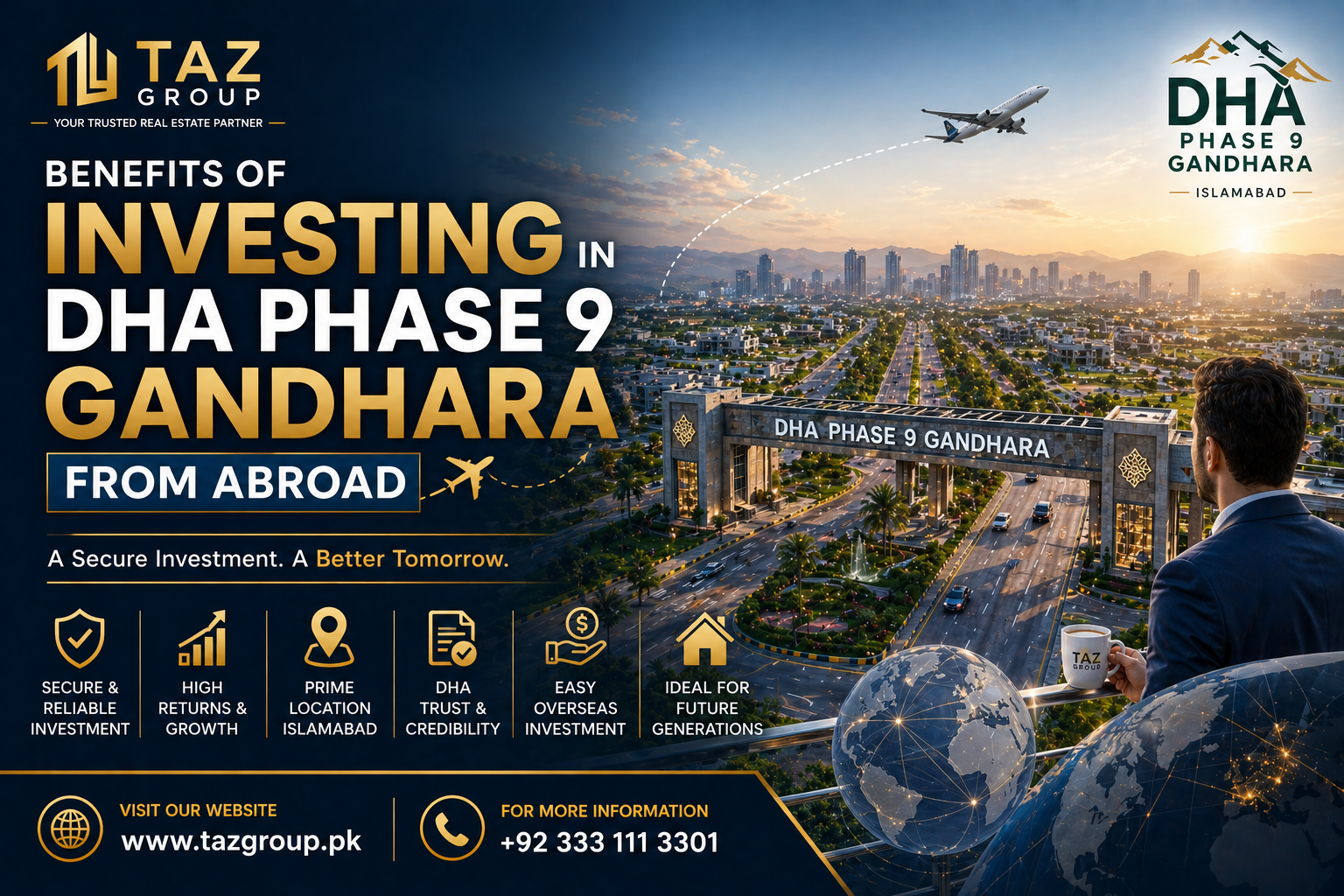 Benefits of Investing in DHA Phase 9 Gandhara from Abroad