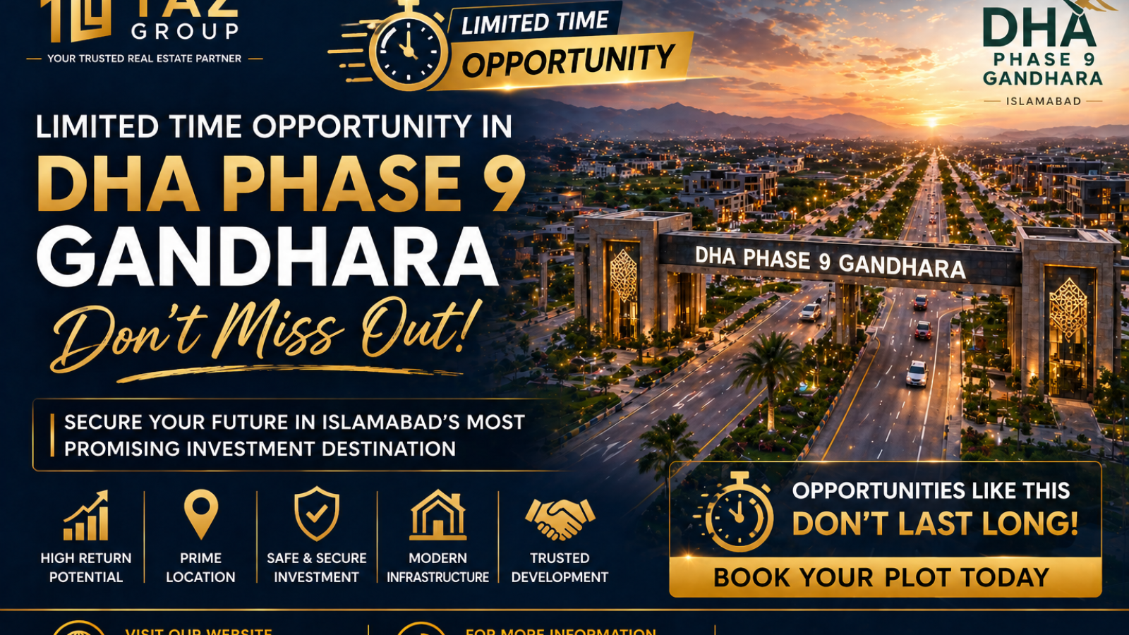 Limited Time Opportunity in DHA Phase 9 Gandhara – Don’t Miss Out