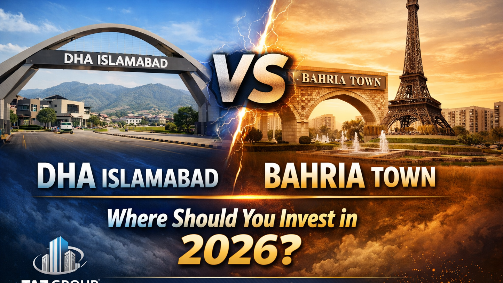 DHA Islamabad vs Bahria Town: Where Should You Invest in 2026?