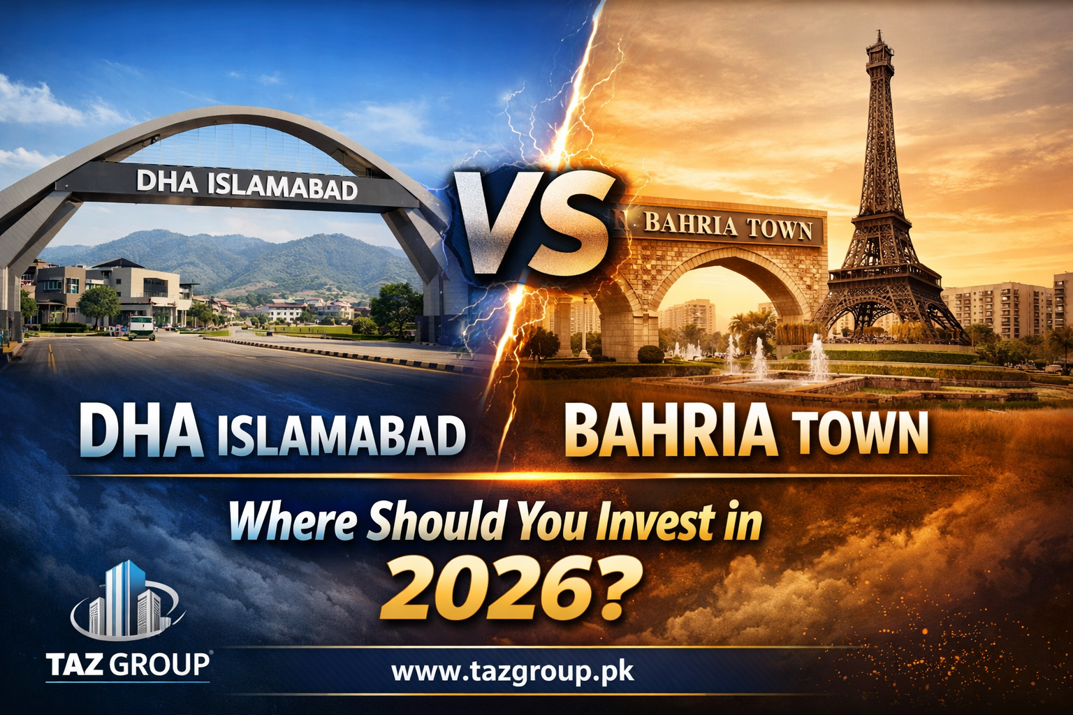 DHA Islamabad vs Bahria Town: Where Should You Invest in 2026?