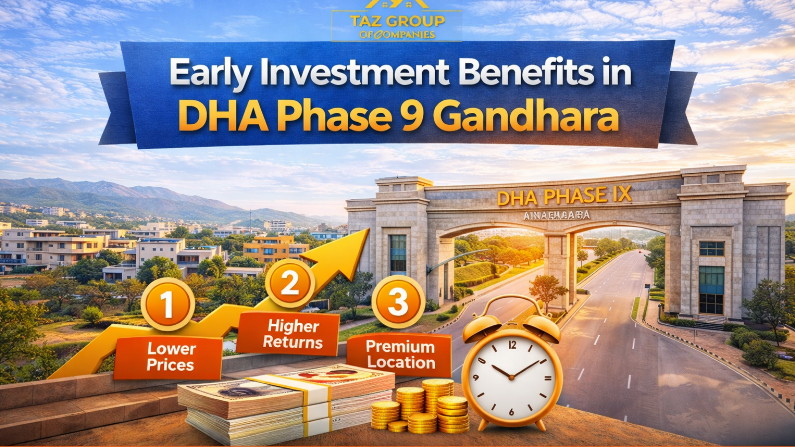 Early Investment Benefits in DHA Phase 9 Gandhara