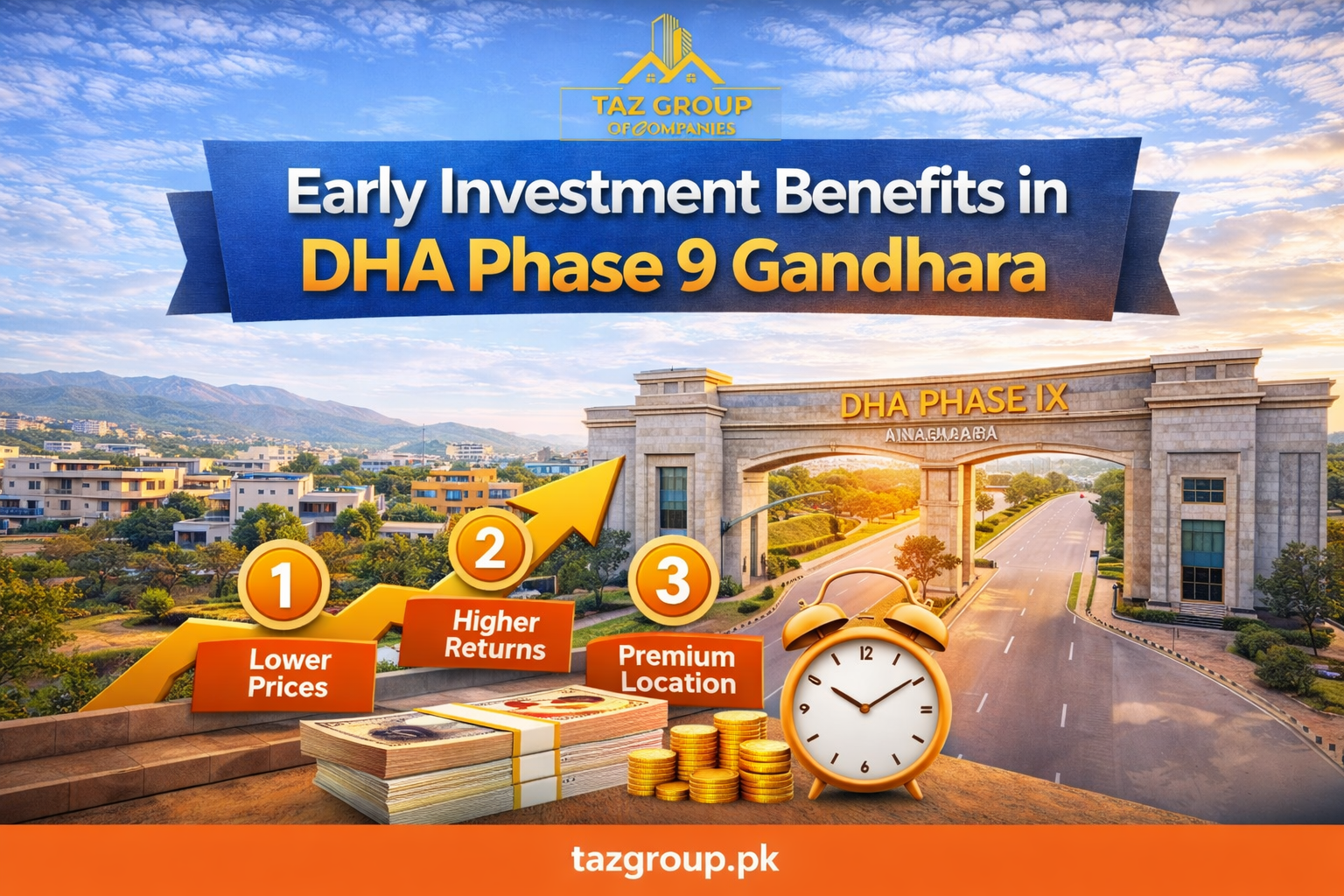 Early Investment Benefits in DHA Phase 9 Gandhara