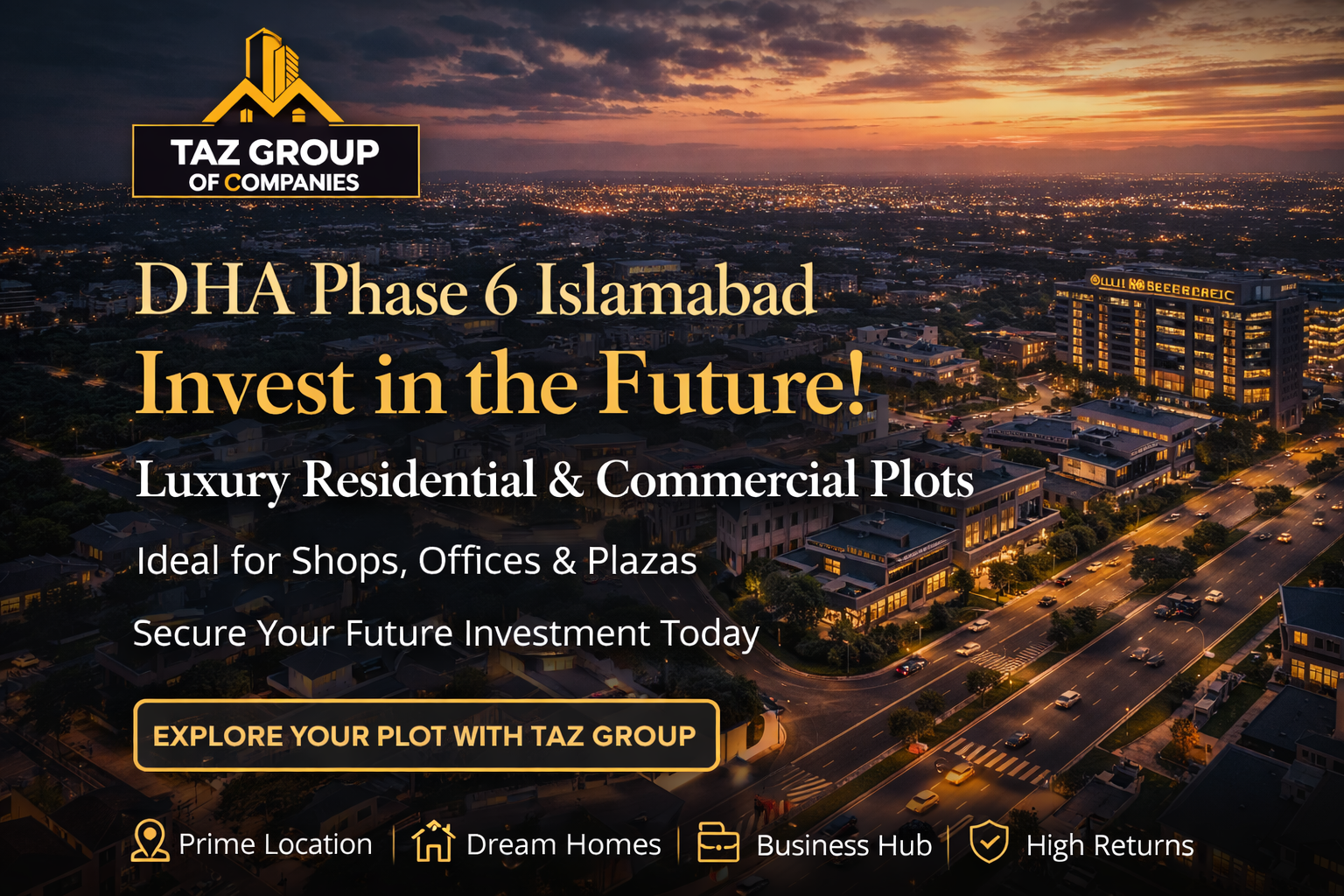 DHA Phase 6 Islamabad – The Future of Smart Living & High-Return Investment